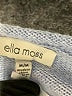Ella Moss Gray Long Sleeve Top Size M - photo 7