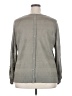 Max Studio 100% Linen Gray Long Sleeve Top Size XXL - photo 2