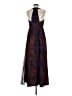 HD in Paris 100% Polyester Paisley Blue Cocktail Dress Size M (estimated) - photo 2