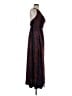 HD in Paris 100% Polyester Paisley Blue Cocktail Dress Size M (estimated) - photo 4