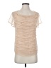 Fun2Fun Ivory Short Sleeve Blouse Size S - photo 1