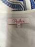 Parker 100% Cotton Blue Short Sleeve Blouse Size XS - photo 7