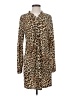 Jonathan Martin Animal Print Brown Kimono Size S - photo 1