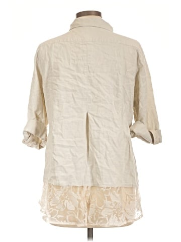 Simply Noelle 3/4 Sleeve Button-Down Shirt (view 2)