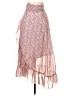 Unbranded 100% Polyester Paisley Pink Casual Skirt Size S - photo 1