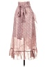 Unbranded 100% Polyester Paisley Pink Casual Skirt Size S - photo 2