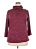 NY Collection Burgundy Turtleneck Sweater Size 3X - photo 1