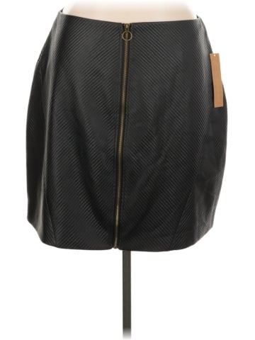 RACHEL Rachel Roy Faux Leather Skirt (view 1)