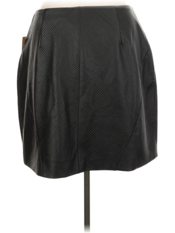 RACHEL Rachel Roy Faux Leather Skirt (view 2)