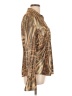 Cache Animal Print Brown Long Sleeve Blouse Size L - photo 4