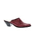 Coldwater Creek Burgundy Mule/Clog Size 7 1/2 - photo 1