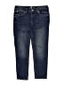 7 For All Mankind Solid Blue Jeans Size 10 - photo 1
