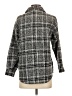 Lea & Viola 100% Polyester Plaid Gray Coat Size S - photo 2