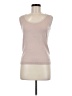 Escada 100% Polyester Gray Sleeveless Top Size M - photo 1
