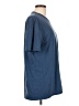 District. Solid Blue Short Sleeve T-Shirt Size L - photo 4