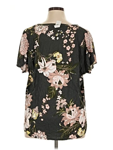 Ann Taylor LOFT Short Sleeve Blouse (view 2)