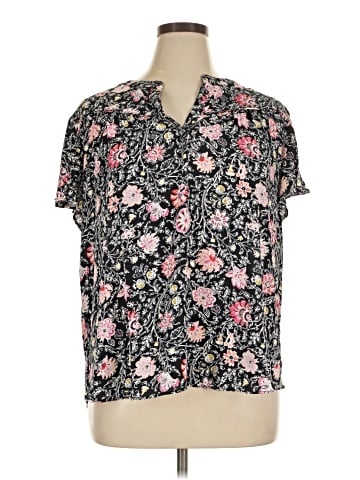 Ann Taylor LOFT Short Sleeve Blouse (view 1)