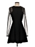 BCBGeneration 100% Polyester Solid Black Cocktail Dress Size 4 - photo 1