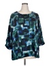 Allison Daley Teal 3/4 Sleeve Blouse Size 3X - photo 1