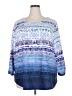 Allison Daley Blue 3/4 Sleeve Blouse Size 3X - photo 1