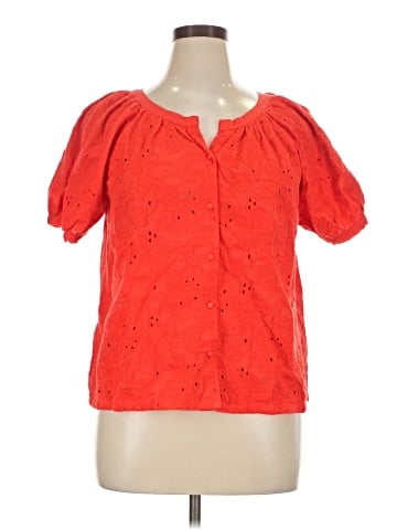 Calypso St. Barth Short Sleeve Blouse (view 1)