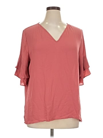 Ann Taylor LOFT Short Sleeve Blouse (view 1)
