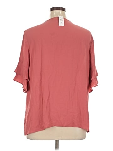 Ann Taylor LOFT Short Sleeve Blouse (view 2)