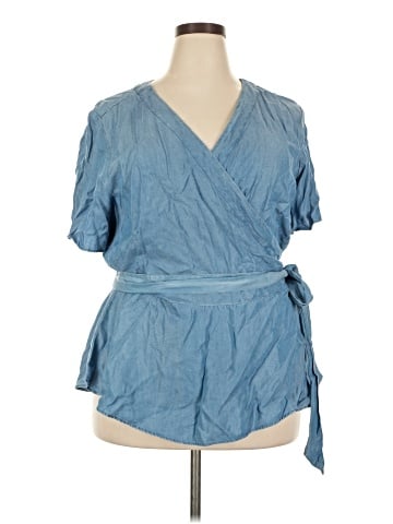 Ann Taylor LOFT Short Sleeve Blouse (view 1)