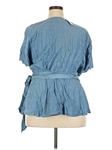 Ann Taylor LOFT Short Sleeve Blouse (view 2)