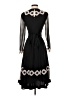 Ted Baker London 100% Polyester Black Cocktail Dress Size 2 (0) - photo 2