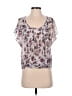 Kimchi Blue 100% Polyester White Short Sleeve Blouse Size M - photo 1