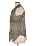 Liz Claiborne 100% Polyester Animal Print Gray Sleeveless Blouse Size XL - photo 5
