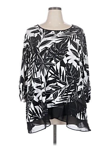Allison Daley 3/4 Sleeve Blouse (view 1)