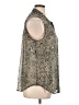 Liz Claiborne 100% Polyester Animal Print Gray Sleeveless Blouse Size XL - photo 4