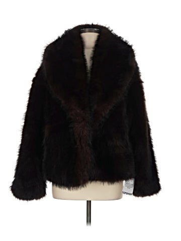 Topshop Faux Fur Jacket (view 1)