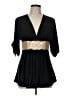 Boston Proper Black 3/4 Sleeve Blouse Size L - photo 1