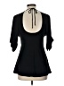 Boston Proper Black 3/4 Sleeve Blouse Size L - photo 2