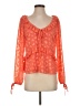 MICHAEL Michael Kors 100% Polyester Orange 3/4 Sleeve Blouse Size S - photo 1