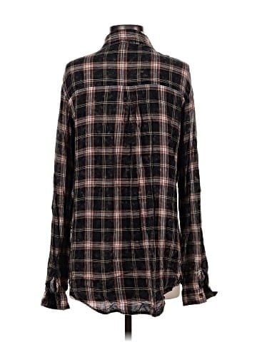 Mystree Long Sleeve Button-Down Shirt (view 2)