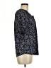 Elegantees Blue Short Sleeve Blouse Size M - photo 4