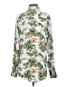 Equipment 100% Silk Tropical White Long Sleeve Silk Top Size S - photo 2