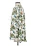 Equipment 100% Silk Tropical White Long Sleeve Silk Top Size S - photo 5