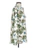 Equipment 100% Silk Tropical White Long Sleeve Silk Top Size S - photo 4