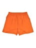 Cache 100% Polyester Solid Orange Shorts Size 8 - photo 2