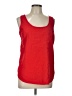 Faded Glory 100% Polyester Red Tank Top Size L - photo 1