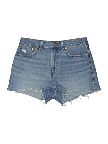 Madewell Relaxed Denim Shorts in Kelton Wash: Raw-Hem Edition (view 1)