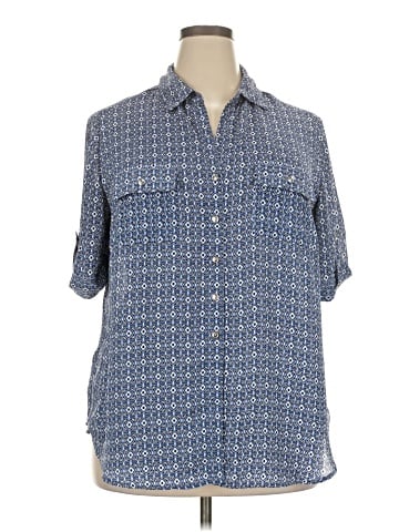 Roz & Ali Short Sleeve Blouse (view 1)