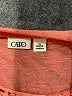 Cato Orange Sleeveless Blouse Size XL - photo 7