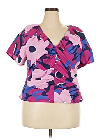 Banana Republic Factory Store Short Sleeve Blouse (view 1)