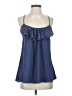 Decapolis 100% Polyester Blue Sleeveless Blouse Size S - photo 1